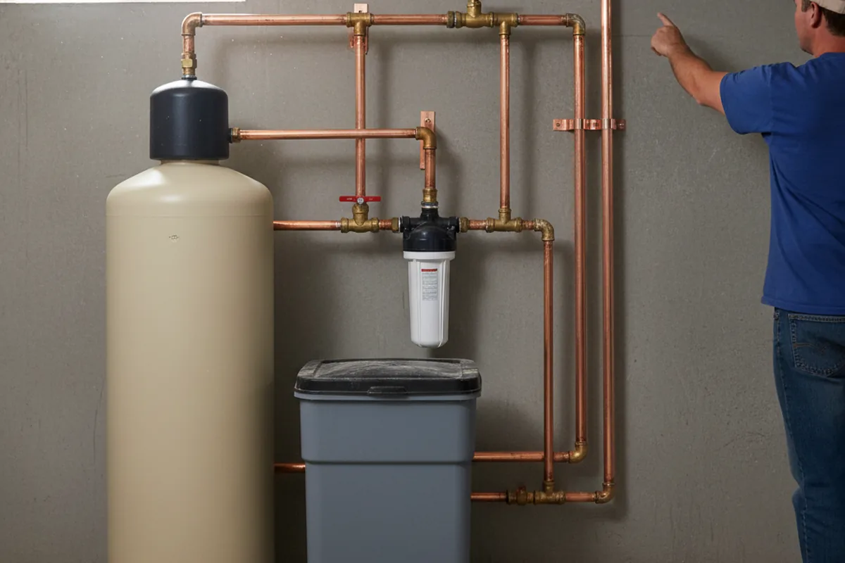 Whole-house water treatment system installed in Williamsburg
